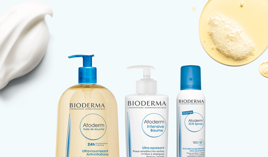 Bioderma Atoderm produktų linijkos sprendimas sausai, labai sausai ir atopiškai odai